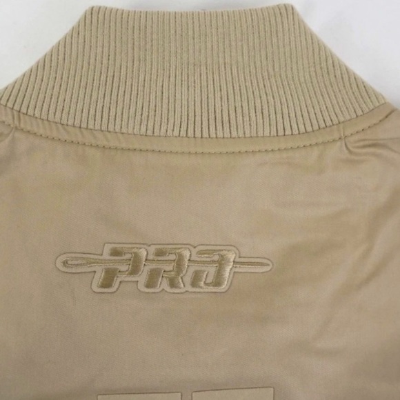 NWT [Pro Standard] Texas Rangers MLB Taupe Varsity Jacket Mens Size S/M/L/XL/2XL